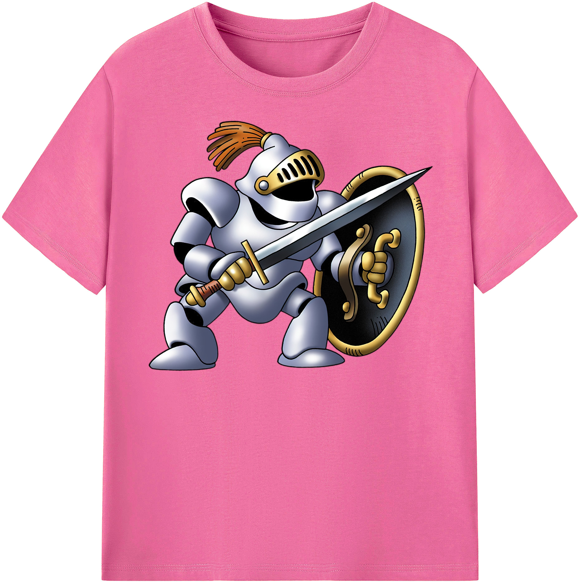 （画像用） ドラゴンクエスト Doragon Kuesuto Dragon Quest レディースカジュアルプリントTシャツ（綿100％）